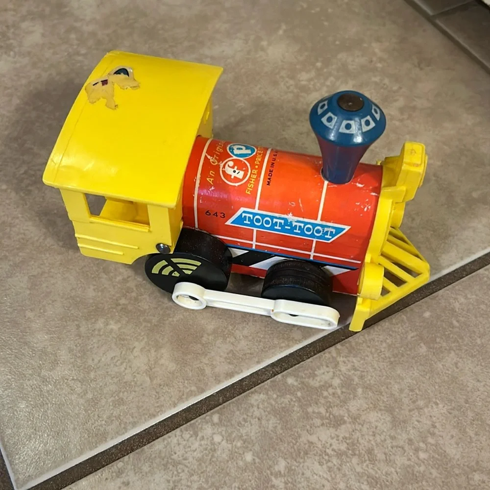 Vintage fisher price train toot-toot